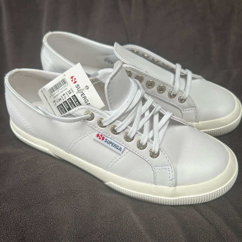 Superga White leather  Sneakers